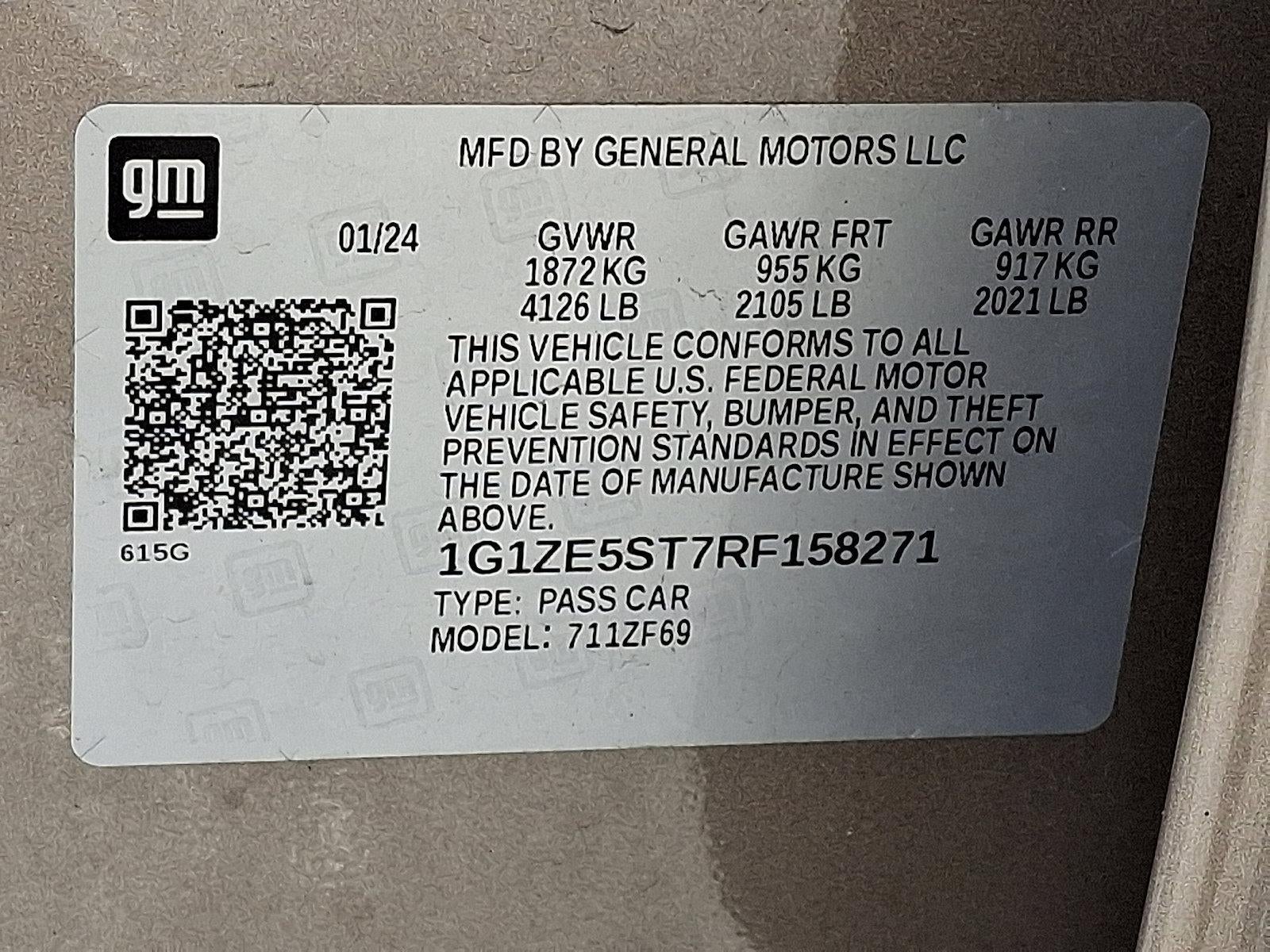 2024 Chevrolet Malibu 2LT