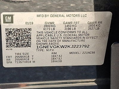2019 Chevrolet Traverse LT Cloth