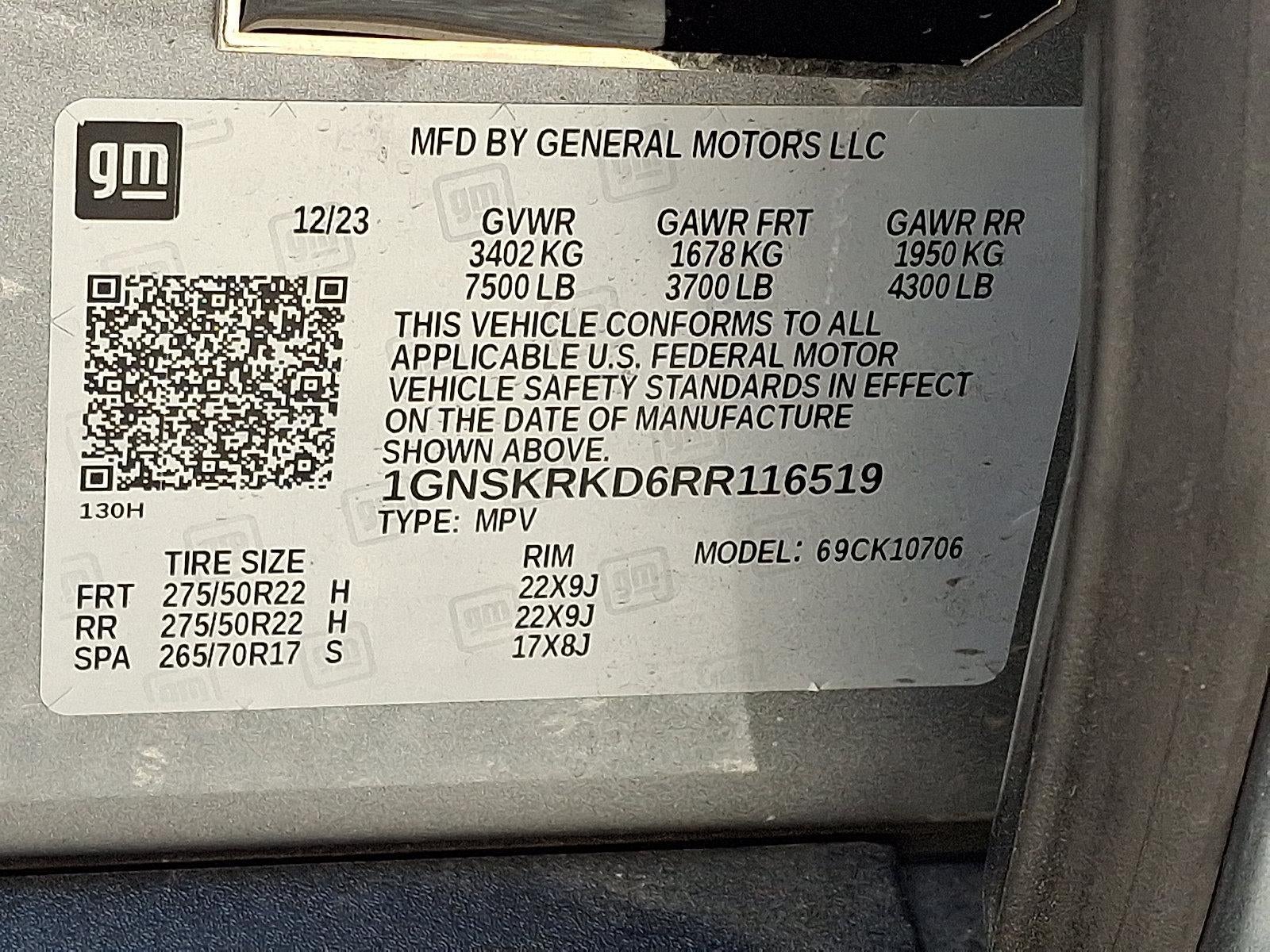 2024 Chevrolet Tahoe RST