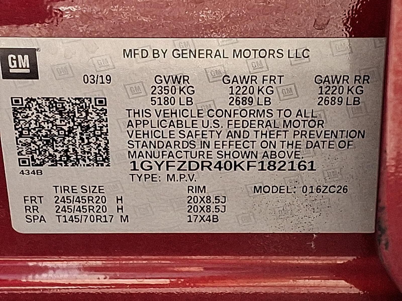 2019 Cadillac XT4 AWD Premium Luxury