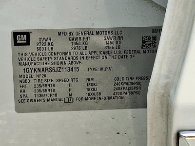 2018 Cadillac XT5 FWD