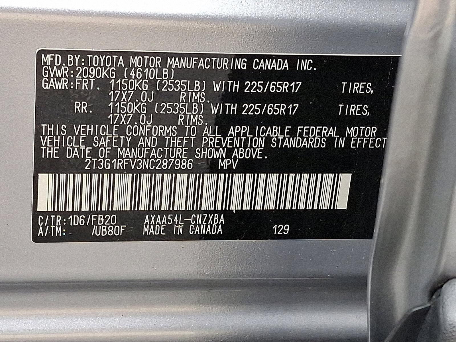 2022 Toyota RAV4 LE