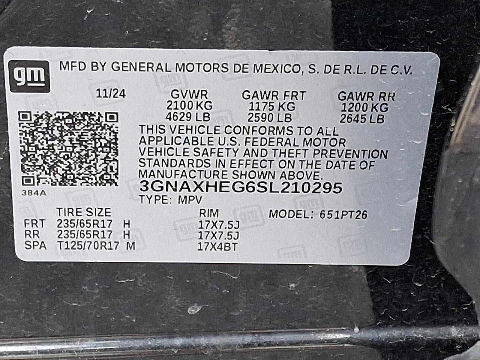 2025 Chevrolet Equinox LT