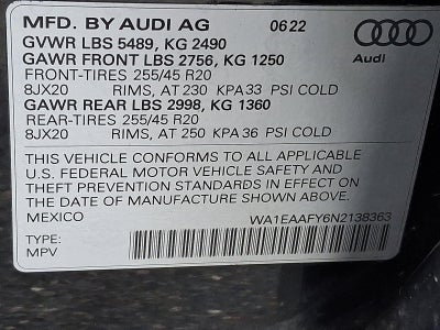 2022 Audi Q5 S line Premium Plus