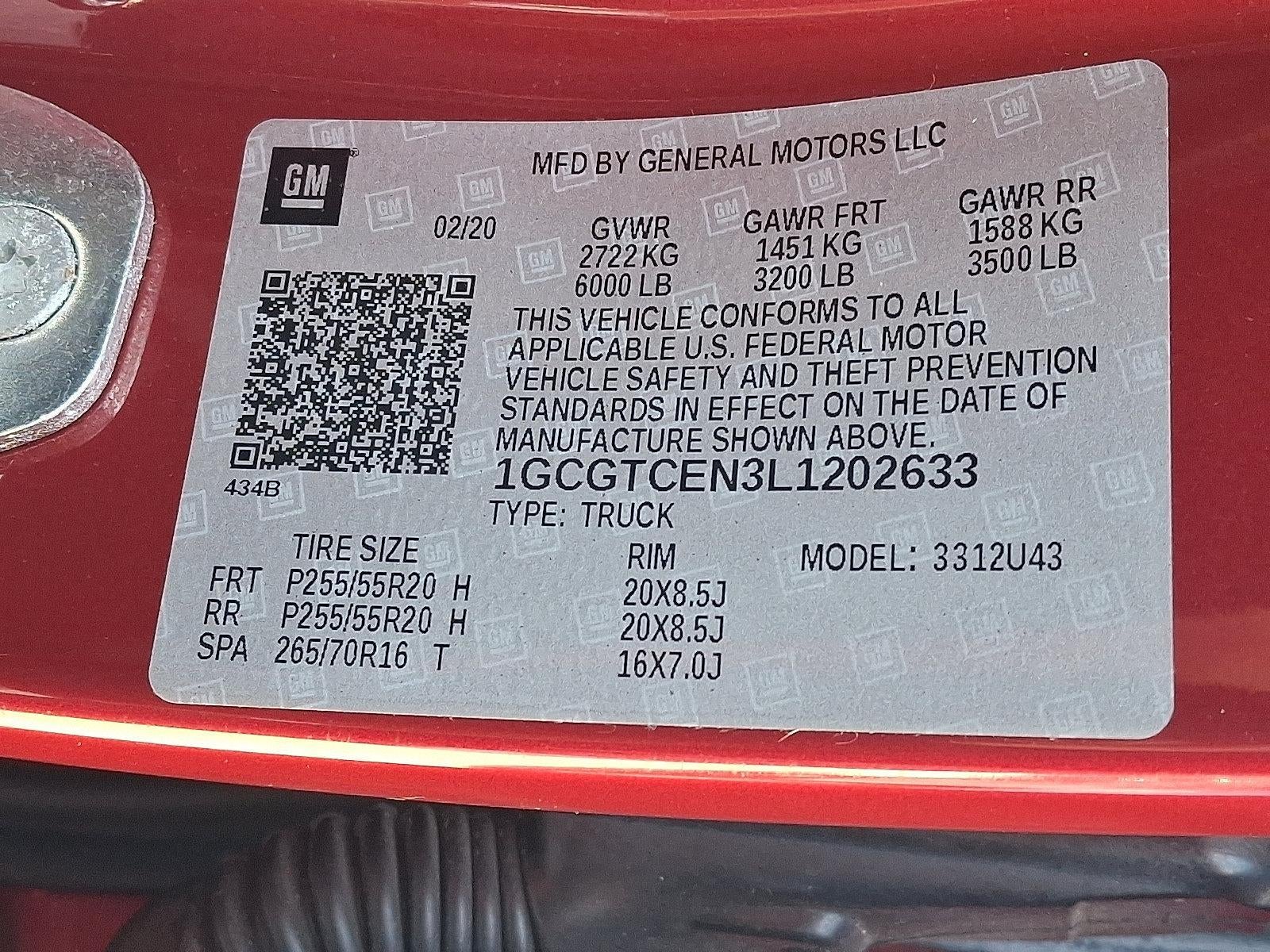 2020 Chevrolet Colorado 4WD LT