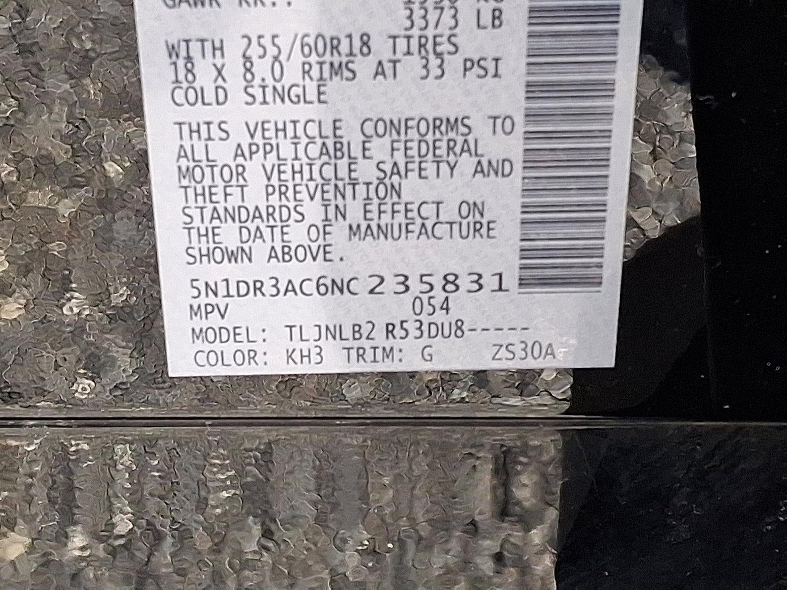 2022 Nissan Pathfinder S