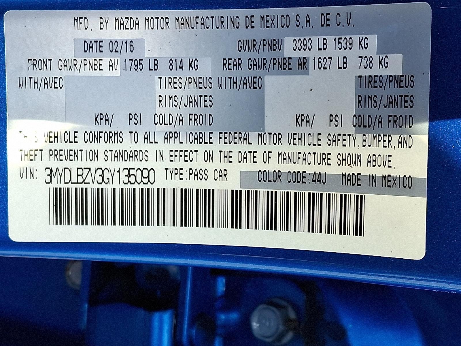 2016 Scion iA 4dr Sdn Auto (Natl)