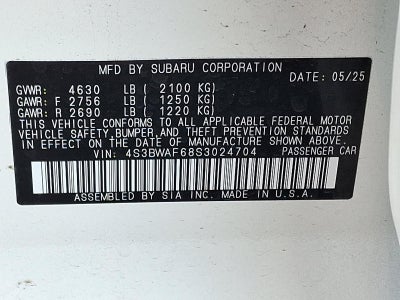 2025 Subaru Legacy Premium AWD