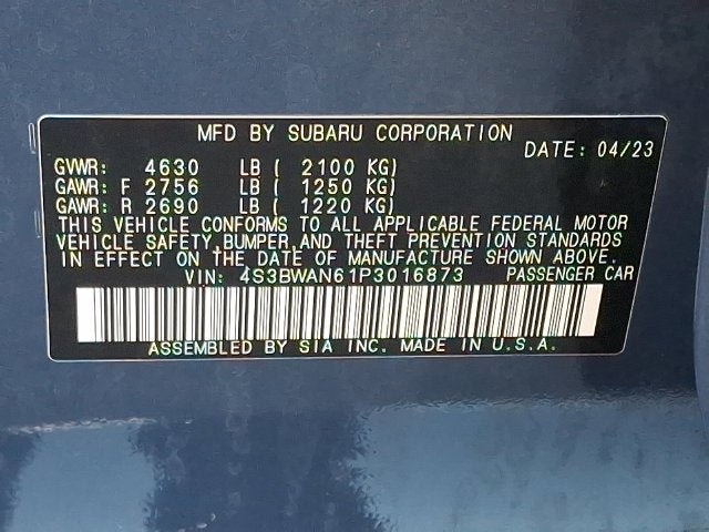 2023 Subaru Legacy Limited