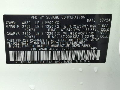 2025 Subaru Outback Premium AWD