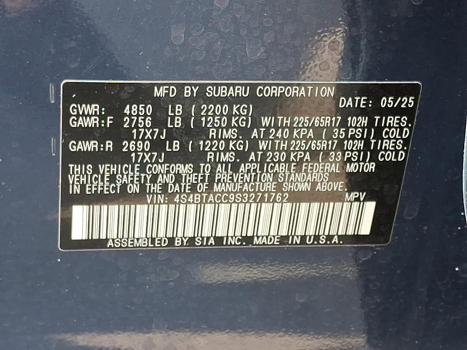 2025 Subaru Outback Premium AWD