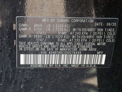 2025 Subaru Outback Premium AWD