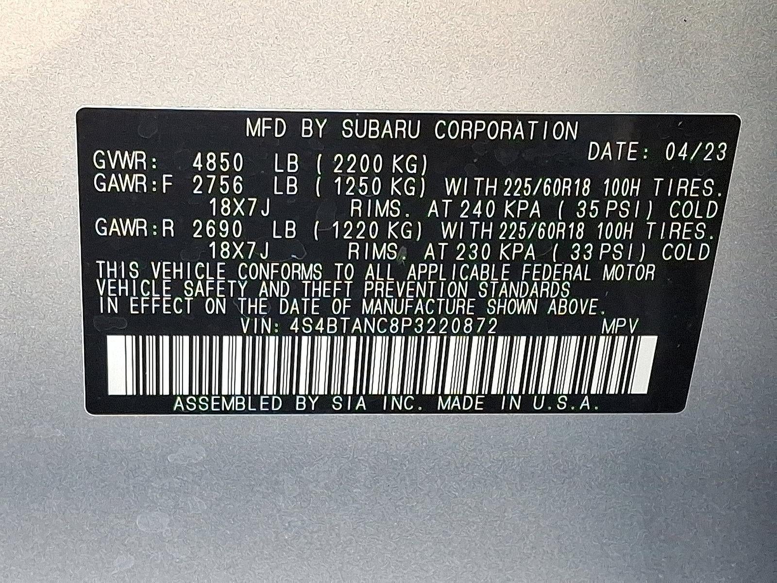 2023 Subaru Outback Limited CVT