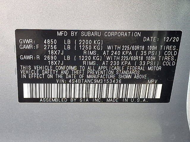 2021 Subaru Outback Limited