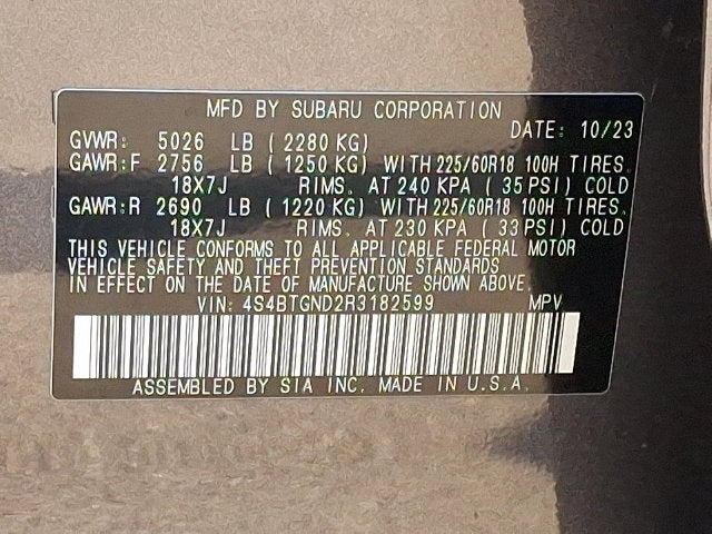 2024 Subaru Outback Limited XT