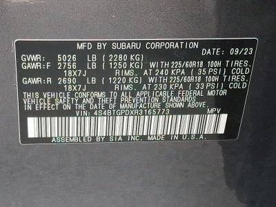 2024 Subaru Outback Touring XT AWD