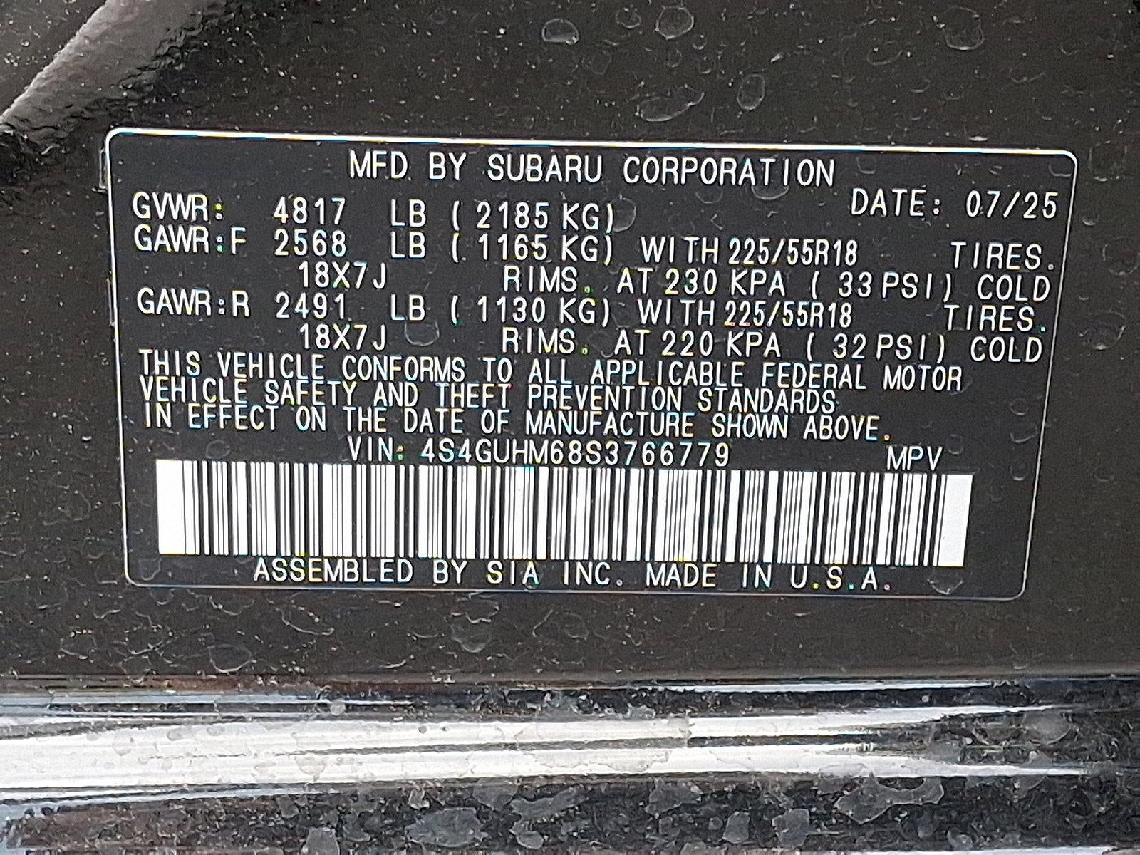2025 Subaru Crosstrek Limited AWD