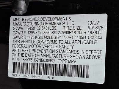 2022 Honda Passport TrailSport AWD