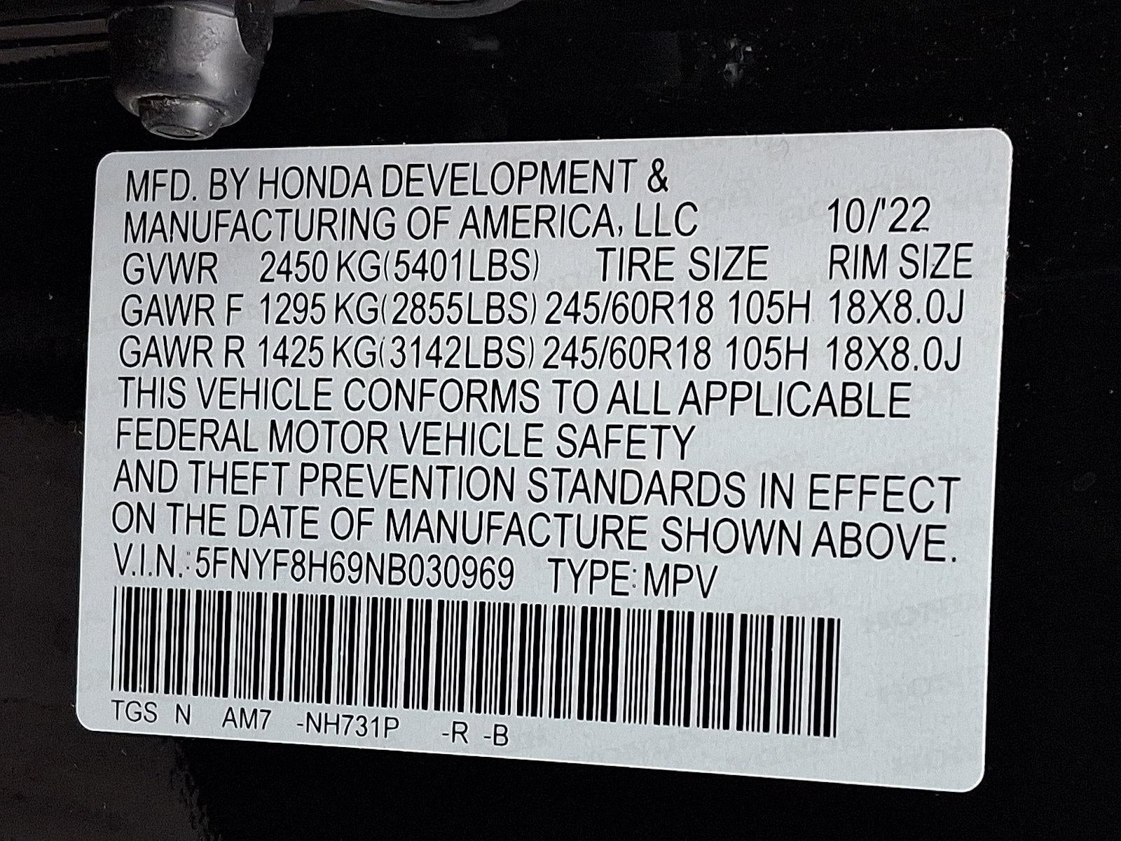 2022 Honda Passport TrailSport AWD