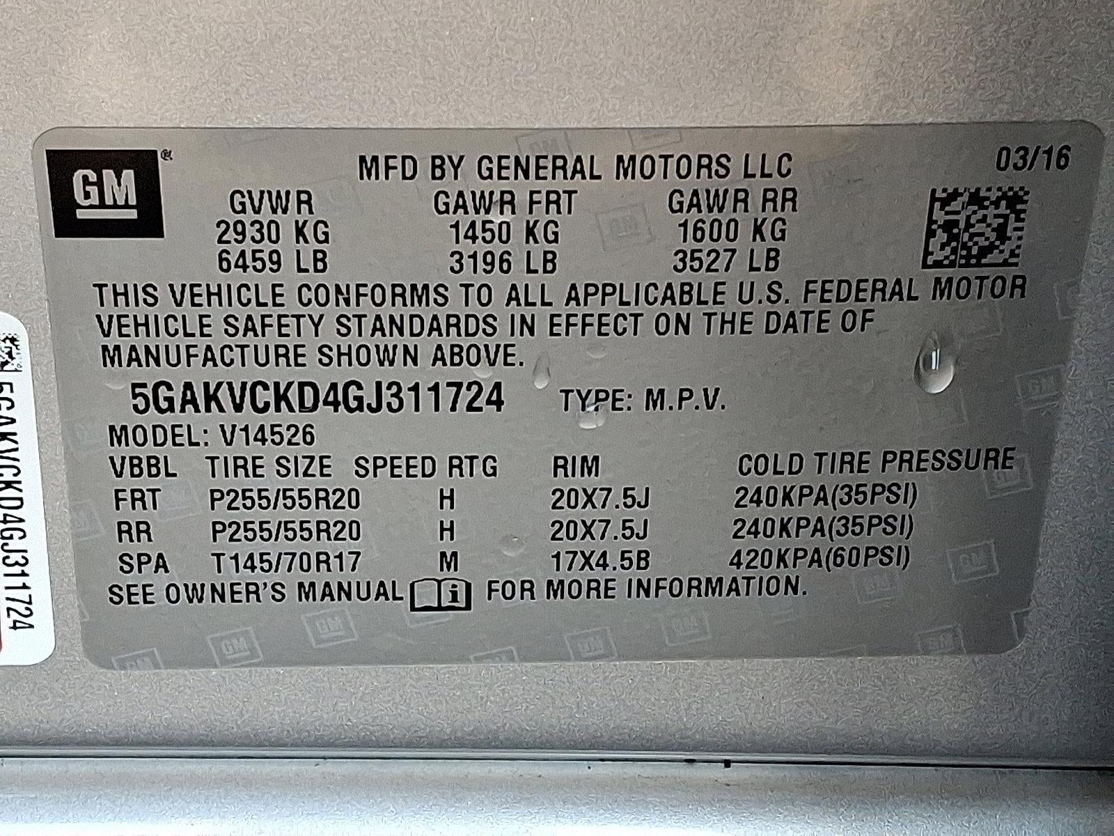 2016 Buick Enclave Premium AWD