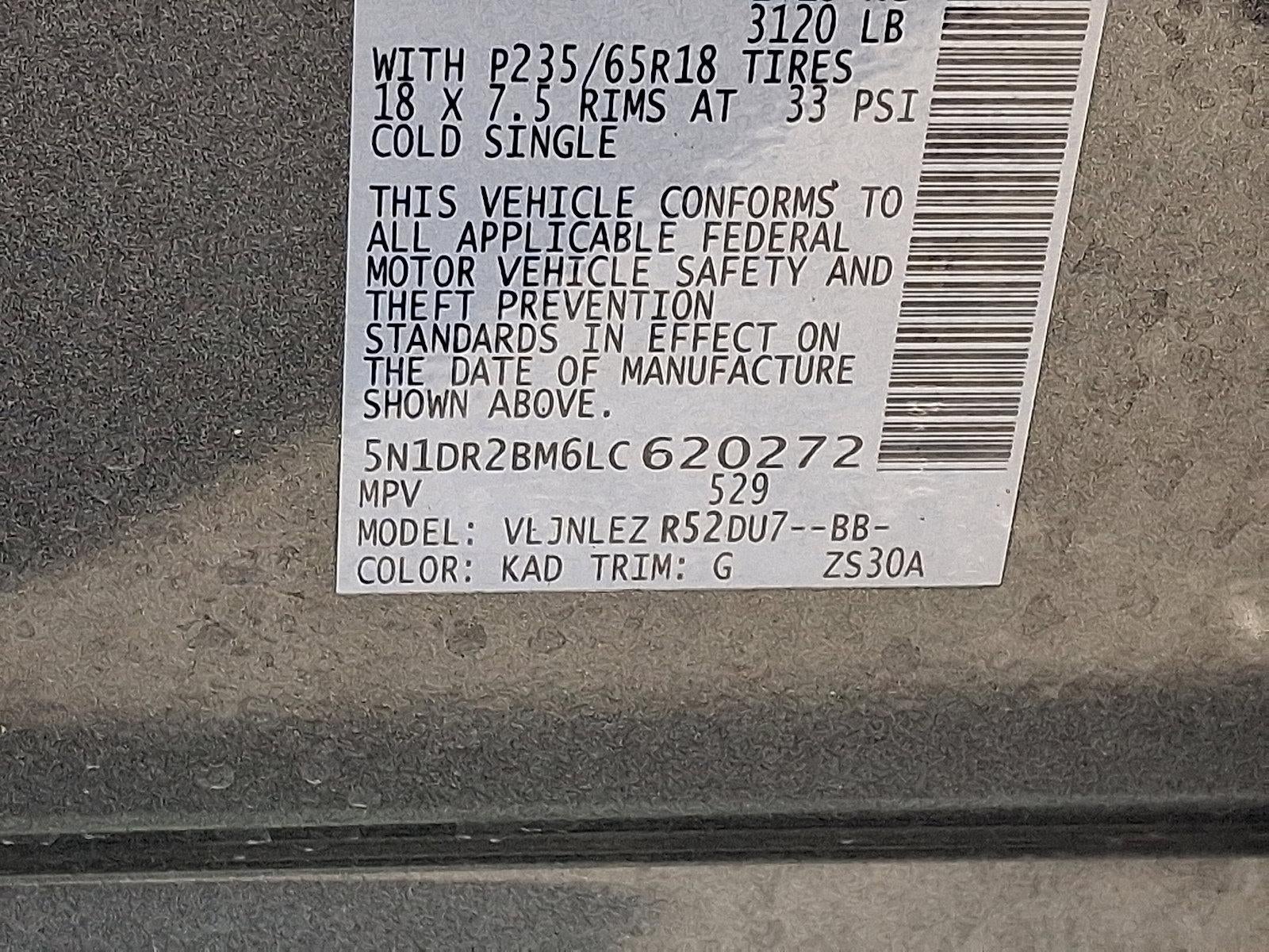 2020 Nissan Pathfinder 4x4 SV