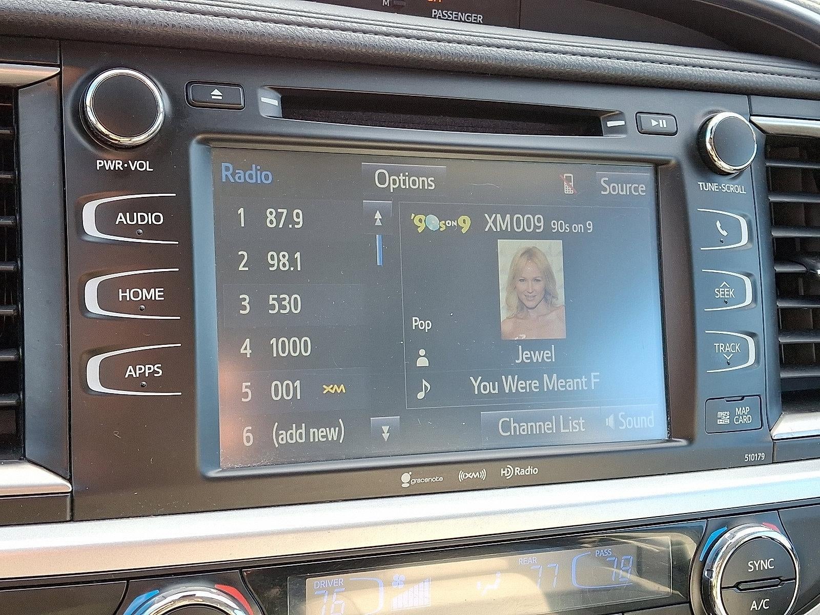 2018 Toyota Highlander XLE V6 AWD (Natl)