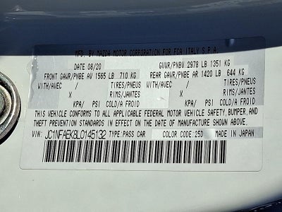 2020 FIAT 124 Spider Abarth Convertible