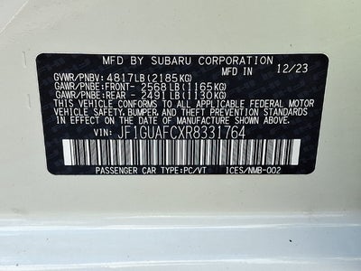 2024 Subaru Impreza Sport