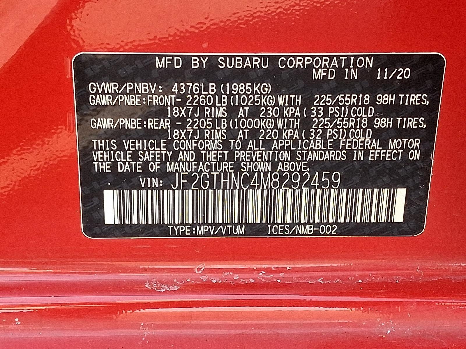 2021 Subaru Crosstrek Limited CVT