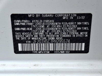 2023 Subaru Crosstrek Sport CVT
