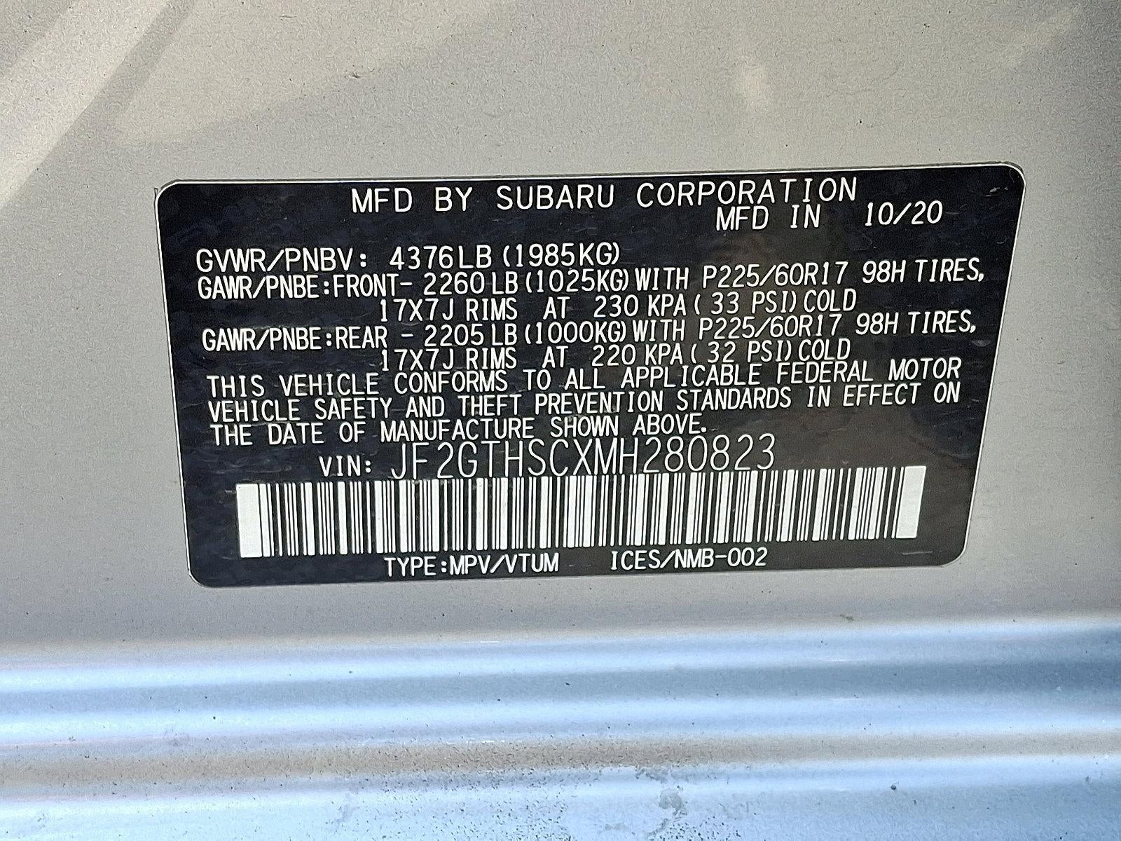 2021 Subaru Crosstrek Sport CVT