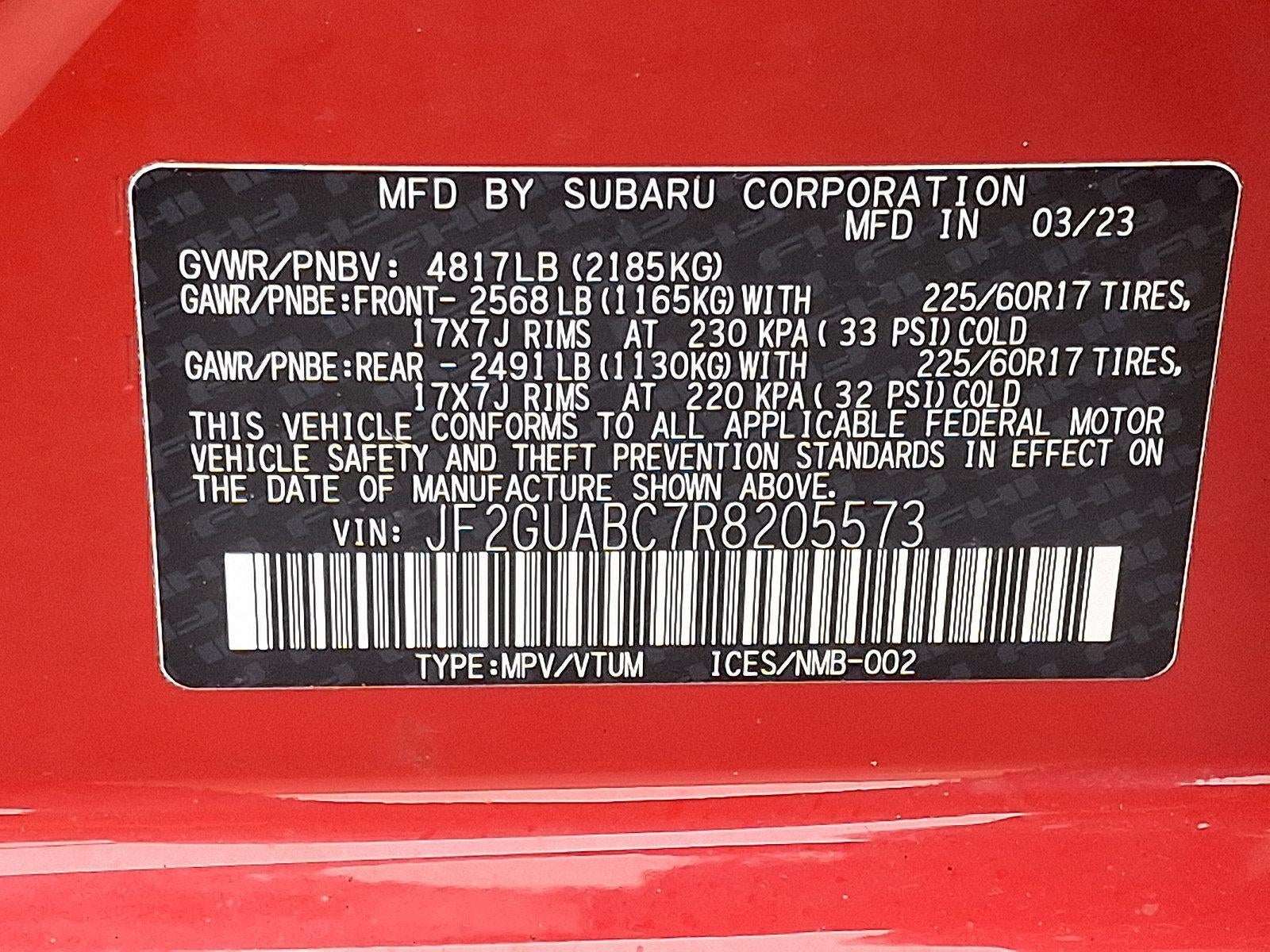 2024 Subaru Crosstrek AWD