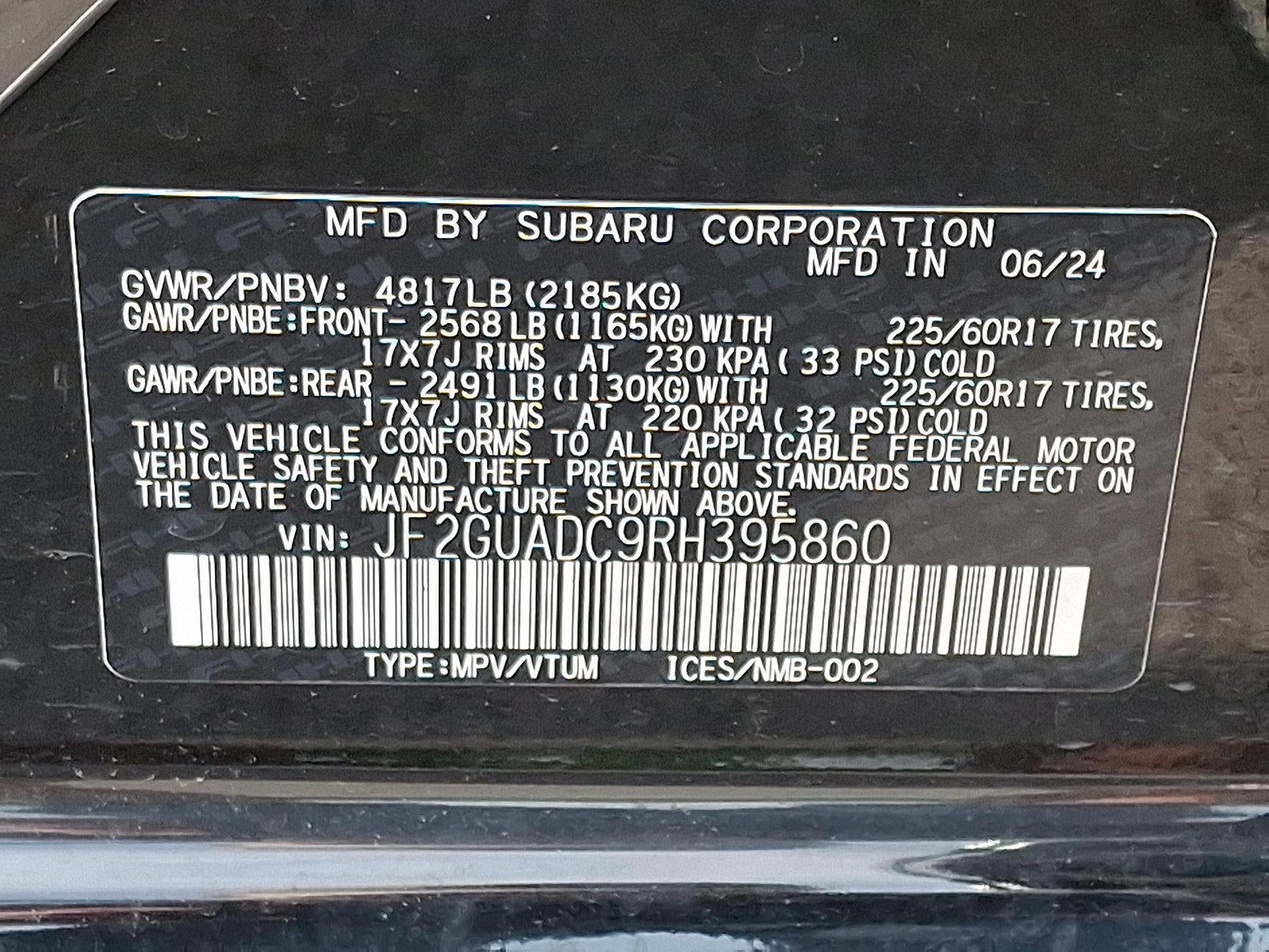 2024 Subaru Crosstrek Premium AWD