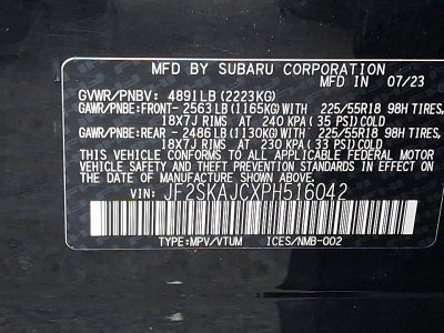 2023 Subaru Forester Sport CVT