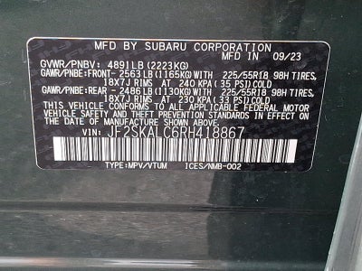 2024 Subaru Forester Limited AWD