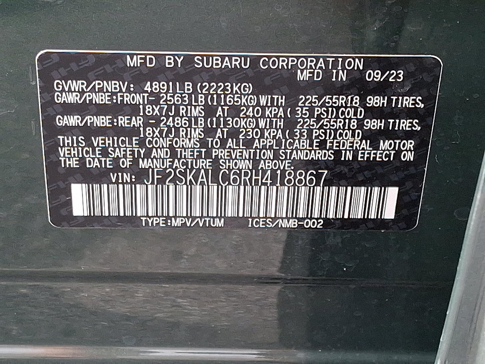 2024 Subaru Forester Limited AWD