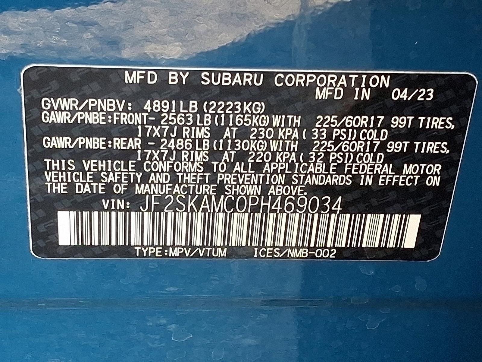 2023 Subaru Forester Wilderness CVT