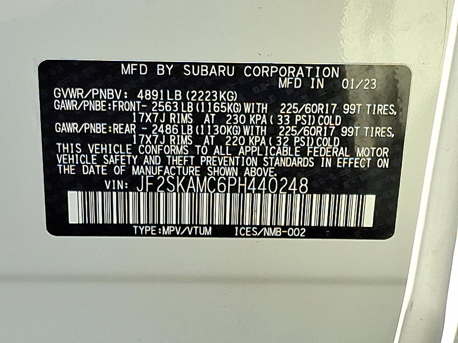 2023 Subaru Forester Wilderness CVT