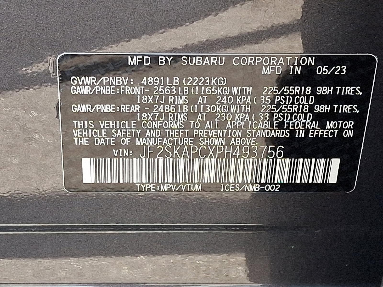 2023 Subaru Forester Limited CVT