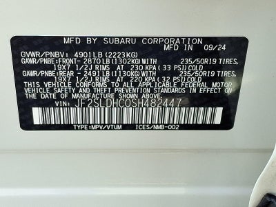 2025 Subaru Forester Sport AWD