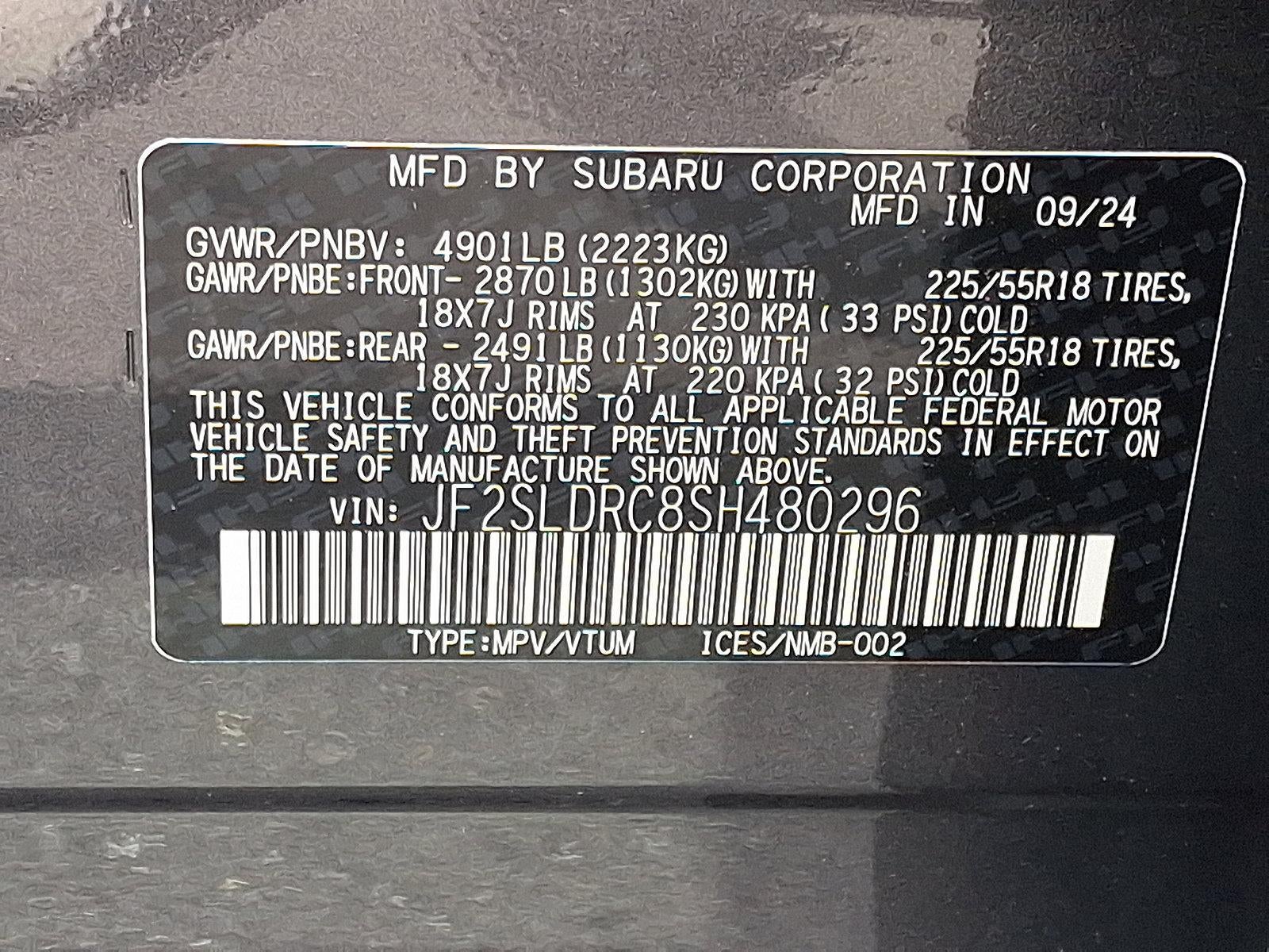 2025 Subaru Forester Limited AWD