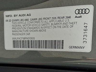 2023 Audi A5 Sportback S line Premium Plus 45 TFSI quattro