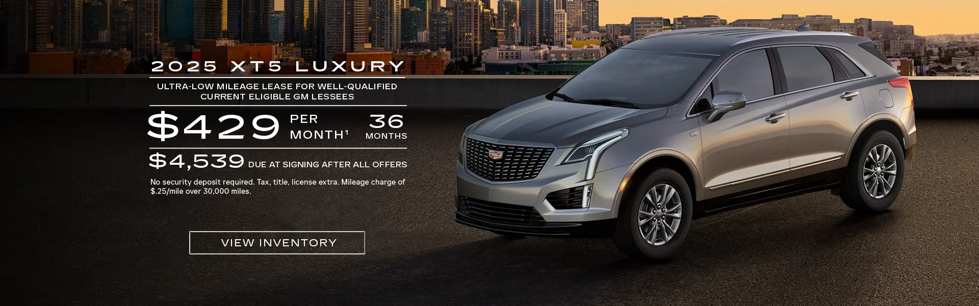 Cadillac XT5 Lease