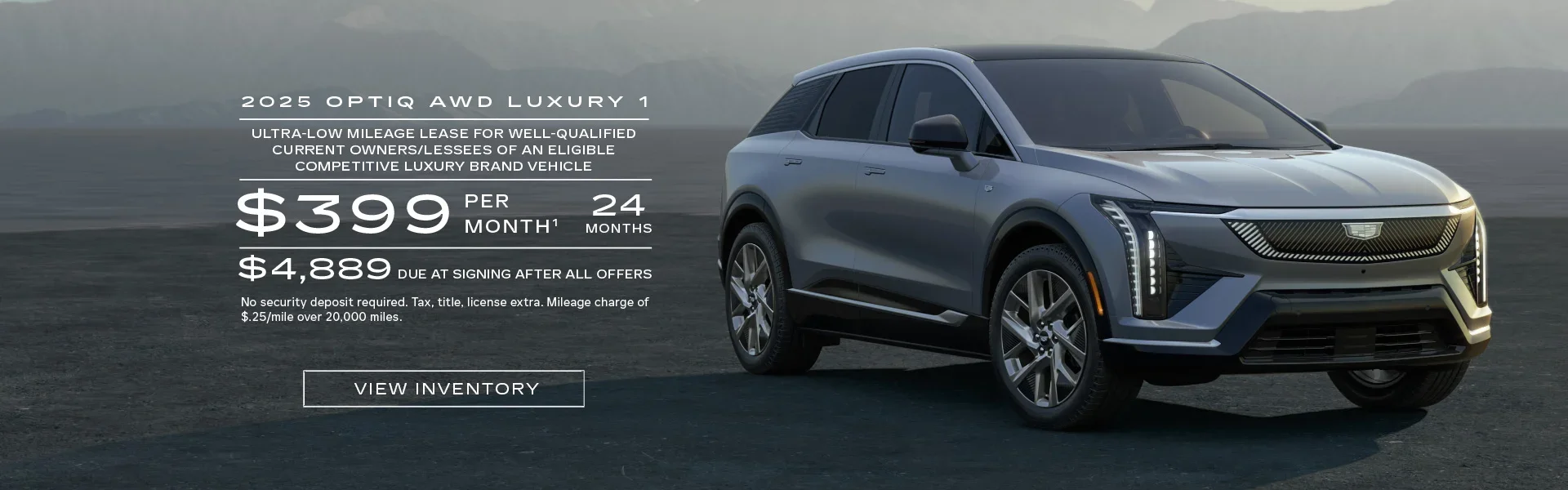 Cadillac OPTIQ Lease
