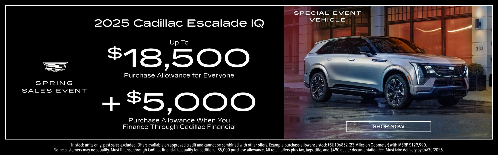 2025 Cadillac Escalade IQ