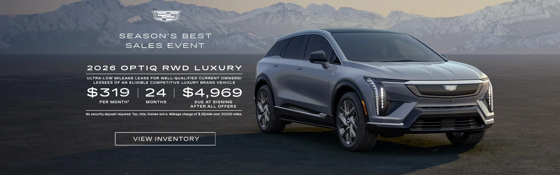 Cadillac OPTIQ Lease Offer