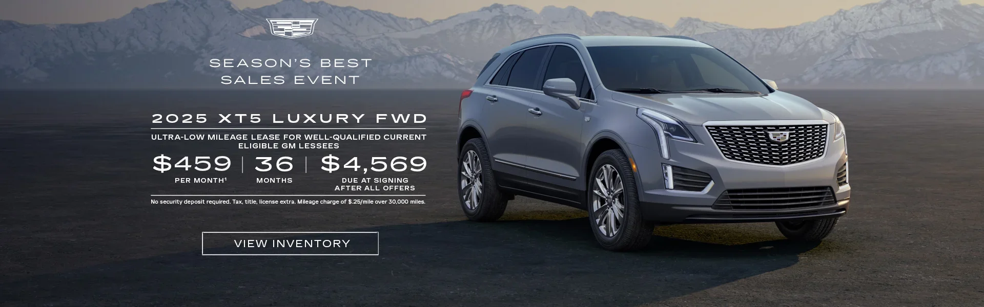 Cadillac XT5 Lease Offer